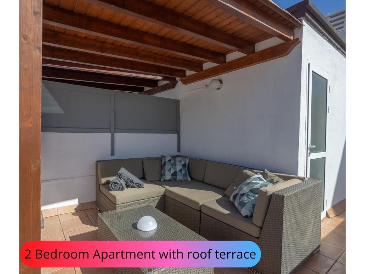 Desirable Rooftop Terrace , 2 Bedroom Apartment With Wifi In Costa Adeje Callao Salvaje Zewnętrze zdjęcie