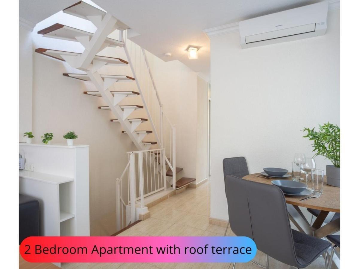 Desirable Rooftop Terrace , 2 Bedroom Apartment With Wifi In Costa Adeje Callao Salvaje Zewnętrze zdjęcie