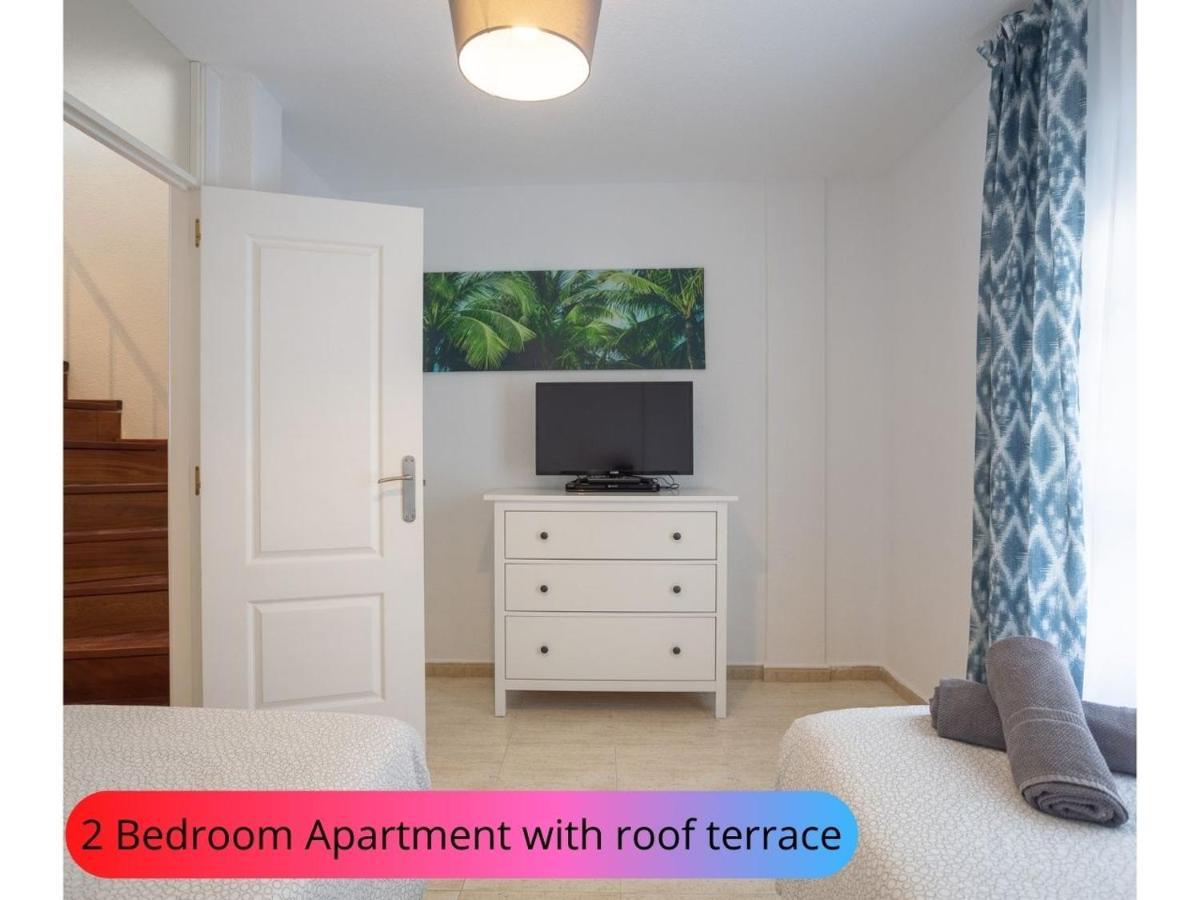 Desirable Rooftop Terrace , 2 Bedroom Apartment With Wifi In Costa Adeje Callao Salvaje Zewnętrze zdjęcie