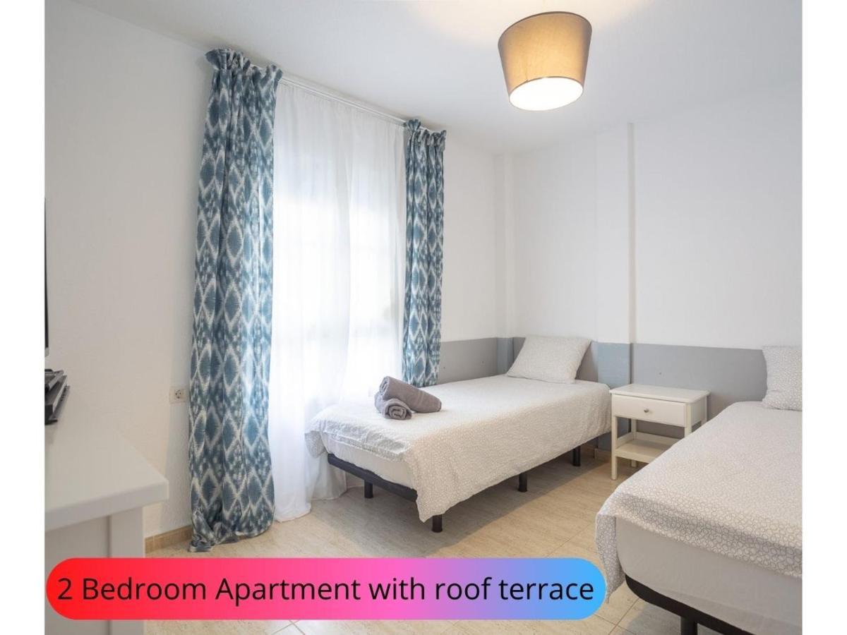 Desirable Rooftop Terrace , 2 Bedroom Apartment With Wifi In Costa Adeje Callao Salvaje Zewnętrze zdjęcie
