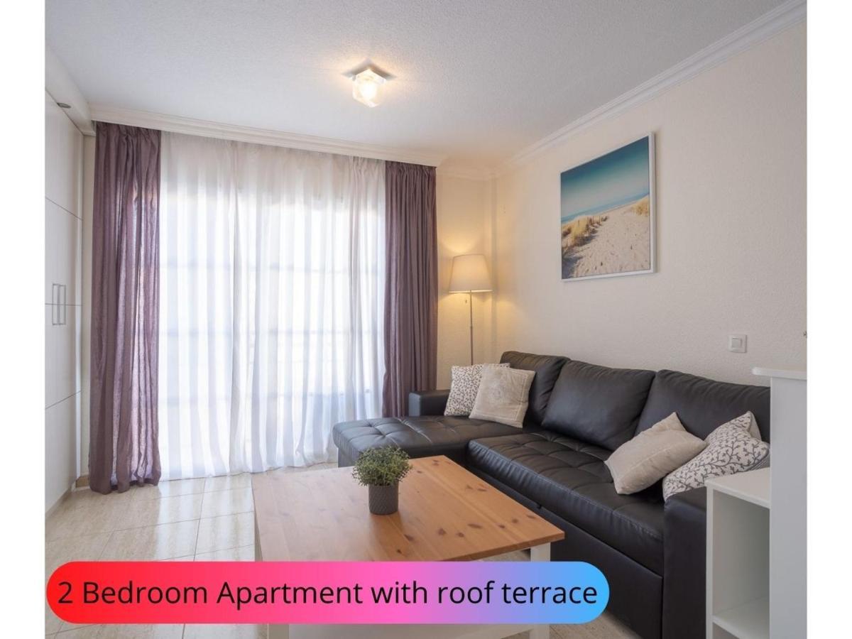 Desirable Rooftop Terrace , 2 Bedroom Apartment With Wifi In Costa Adeje Callao Salvaje Zewnętrze zdjęcie